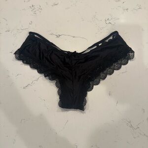 Victoria's Secret Black Lace Panties
